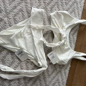 Frankie's Bikinis White Bra Intimates & Sleepwear